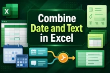 How to Combine Date and Text in Excel (4 Suitable Methods)