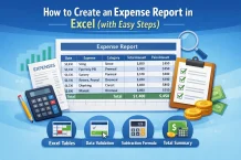 How to Create an Expense Report in Excel (with Easy Steps)