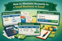 How to Maintain Accounts for a Small Business in Excel
