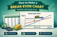 How to Make a Break-Even Chart in Excel (with Simple Steps)