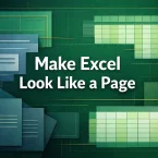How to Make Excel Look Like a Page (with Simple Steps)
