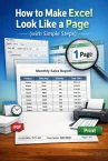 How to Make Excel Look Like a Page (with Simple Steps)