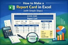 How to Make a Report Card in Excel (with Simple Steps)