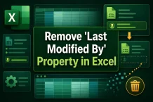 How to Remove ‘Last Modified By’ Property in Excel