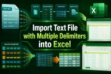 How to Import Text File with Multiple Delimiters into Excel