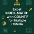 How to Use INDEX-MATCH Formula with Three Criteria in Excel