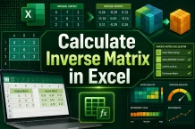 How to Calculate Inverse Matrix in Excel (3 Different Ways)