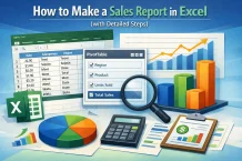 How to Make a Sales Report in Excel (with Detailed Steps)