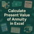 How to Calculate Present Value in Excel with Different Payments