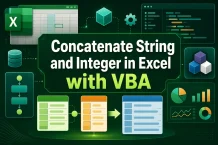 How to Concatenate String and Integer in Excel Using VBA